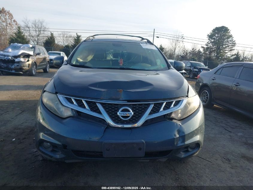 2011 Nissan Murano Sl VIN: JN8AZ1MW4BW165195 Lot: 43895162