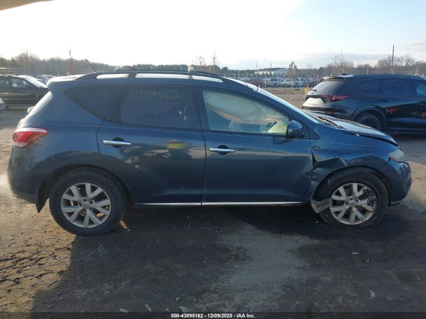 2011 Nissan Murano Sl VIN: JN8AZ1MW4BW165195 Lot: 43895162