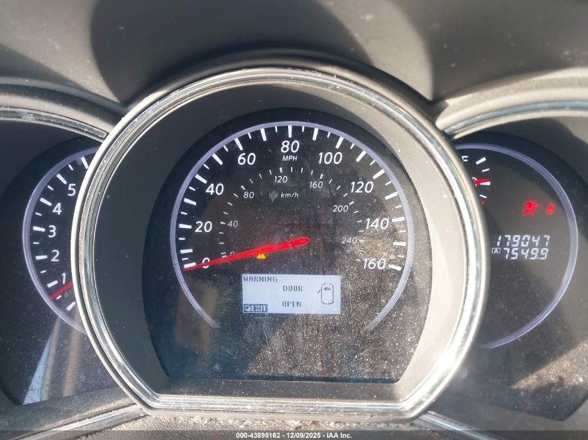 2011 Nissan Murano Sl VIN: JN8AZ1MW4BW165195 Lot: 43895162