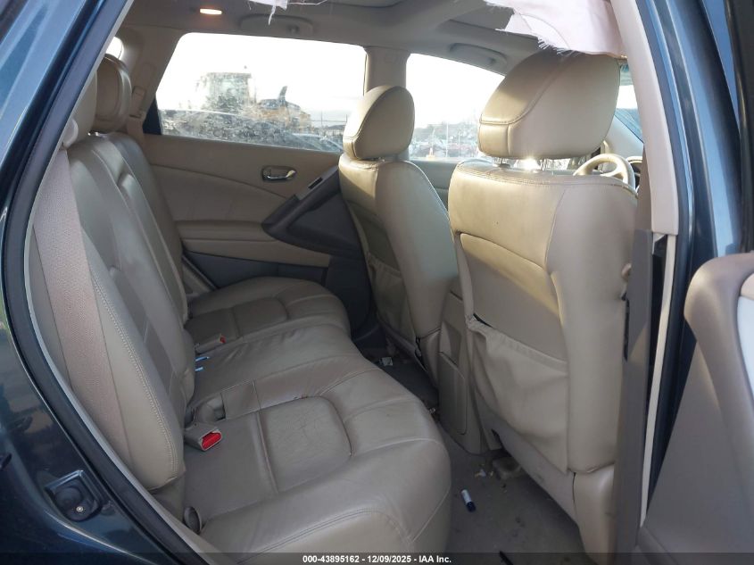 2011 Nissan Murano Sl VIN: JN8AZ1MW4BW165195 Lot: 43895162