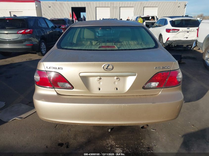 2002 Lexus Es 300 VIN: JTHBF30GX25008844 Lot: 43895185