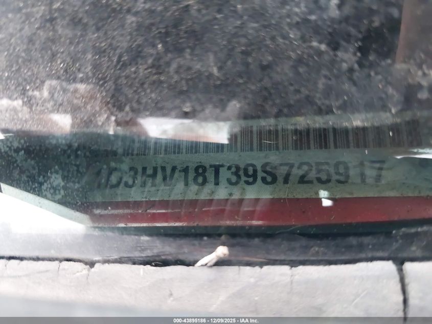 2009 Dodge Ram 1500 Slt/Sport/Trx VIN: 1D3HV18T39S725917 Lot: 43895186