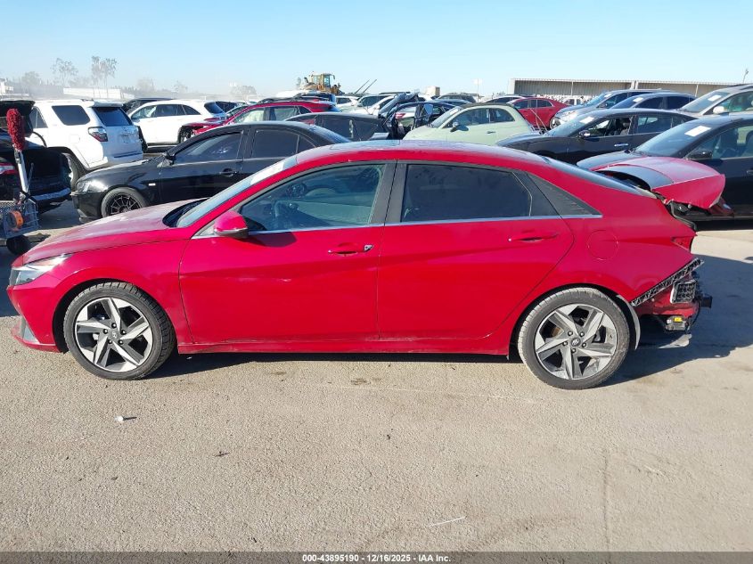 2023 Hyundai Elantra Hybrid Limited VIN: KMHLN4AJ0PU062297 Lot: 43895190