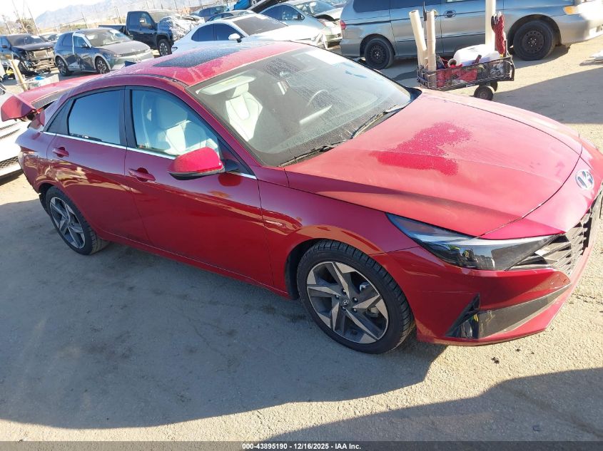 2023 Hyundai Elantra Hybrid Limited VIN: KMHLN4AJ0PU062297 Lot: 43895190