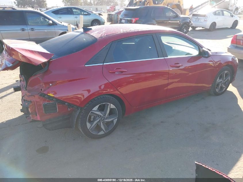 2023 Hyundai Elantra Hybrid Limited VIN: KMHLN4AJ0PU062297 Lot: 43895190