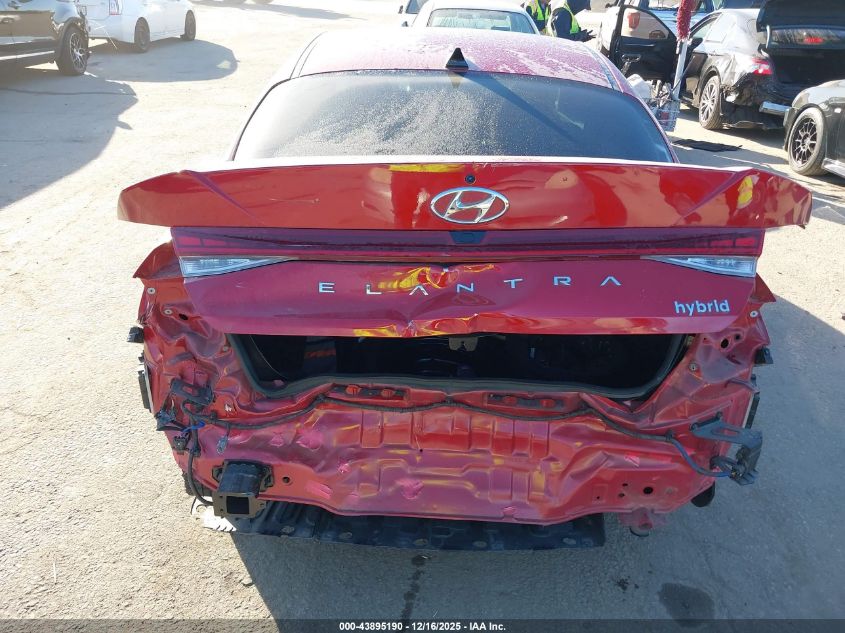 2023 Hyundai Elantra Hybrid Limited VIN: KMHLN4AJ0PU062297 Lot: 43895190