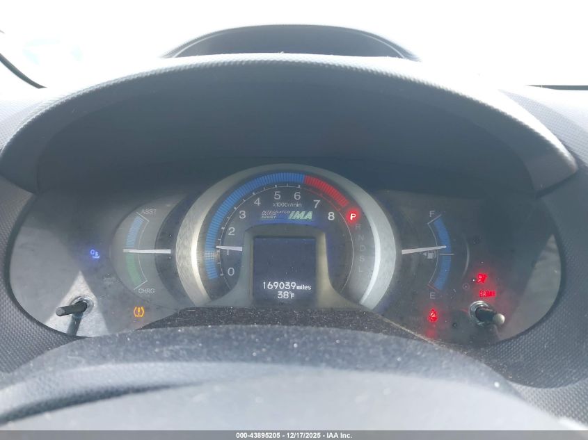 2010 Honda Insight Lx VIN: JHMZE2H5XAS038795 Lot: 43895205