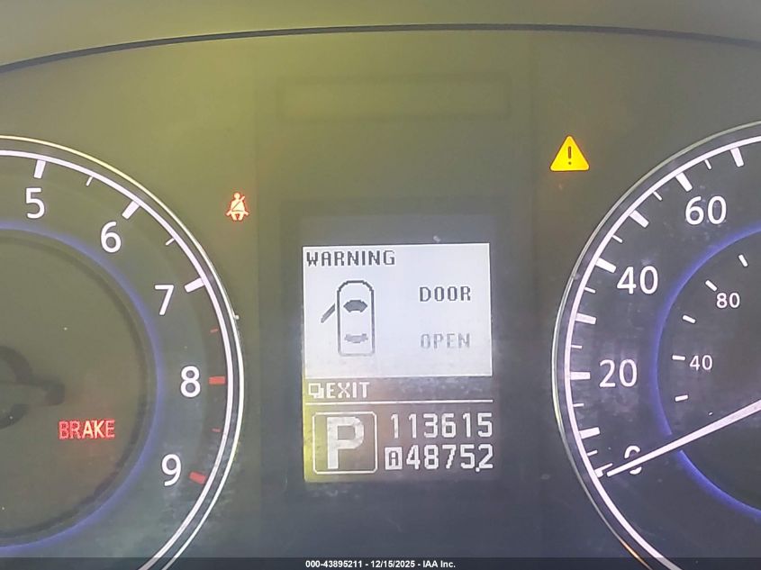 2013 Infiniti G37X VIN: JN1CV6AR0DM764186 Lot: 43895211