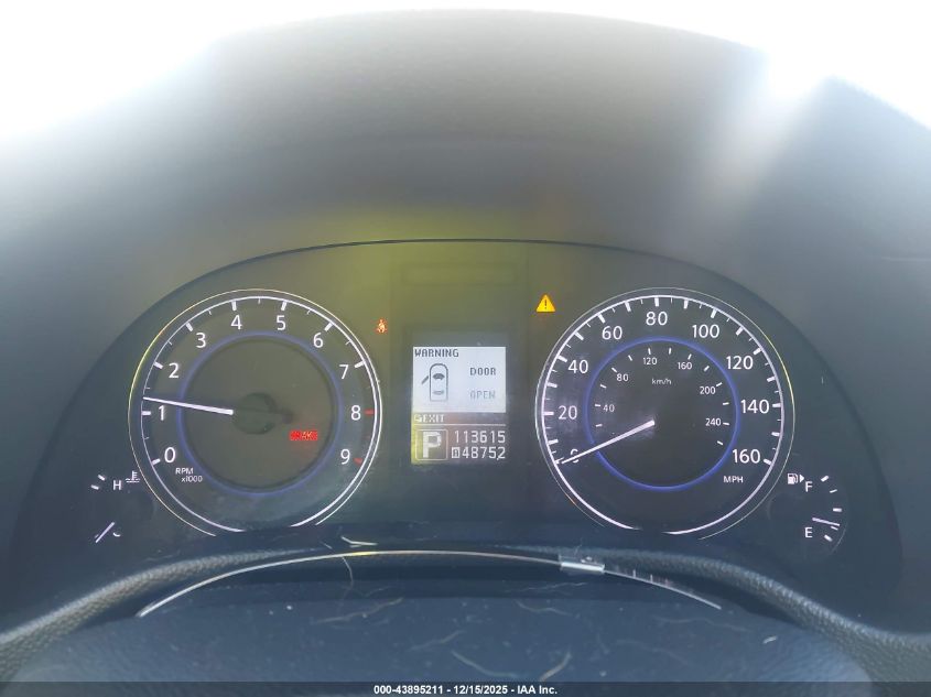 2013 Infiniti G37X VIN: JN1CV6AR0DM764186 Lot: 43895211