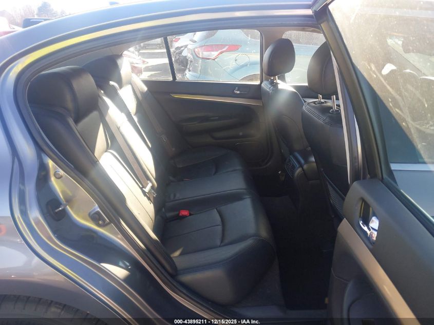 2013 Infiniti G37X VIN: JN1CV6AR0DM764186 Lot: 43895211