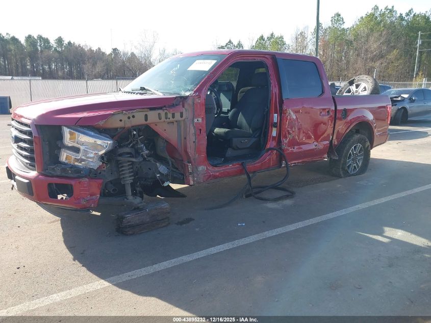 2015 Ford F-150 Xlt VIN: 1FTEW1CPXFKF12316 Lot: 43895232