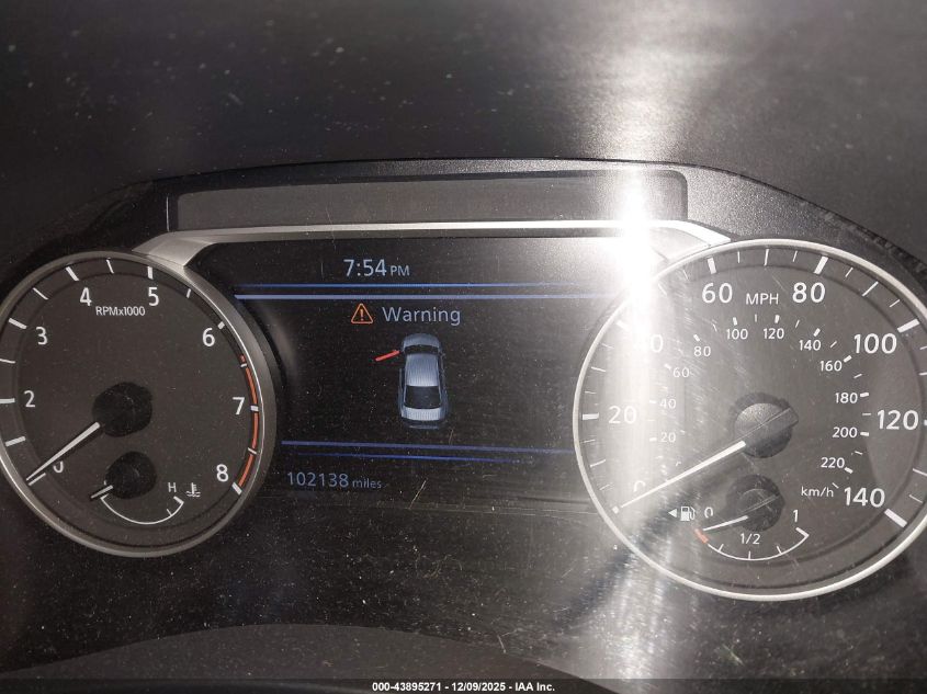 2022 Nissan Altima Sv Fwd VIN: 1N4BL4DVXNN312114 Lot: 43895271