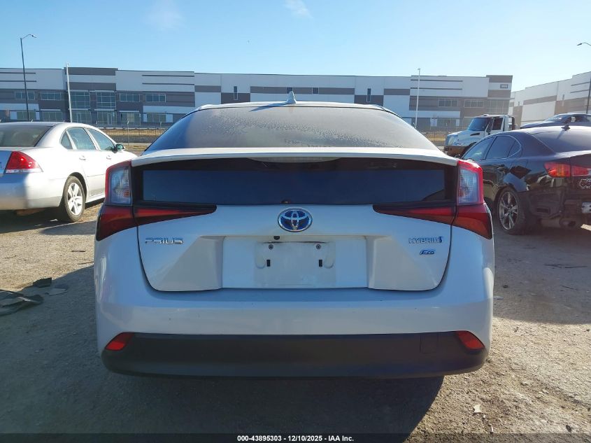 2022 Toyota Prius L VIN: JTDKAMFU5N3162039 Lot: 43895303