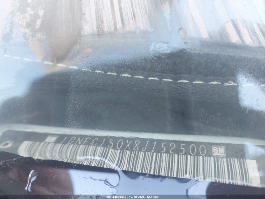 2008 Chevrolet Tahoe Ltz VIN: 1GNFC130X8J152500 Lot: 43895310