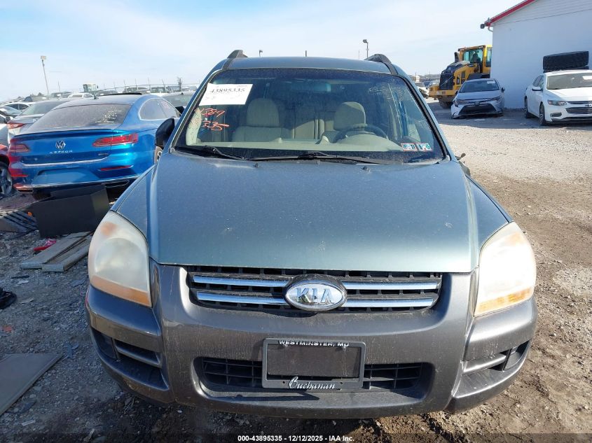 2007 Kia Sportage Lx V6 VIN: KNDJF723777419614 Lot: 43895335