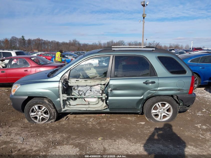 2007 Kia Sportage Lx V6 VIN: KNDJF723777419614 Lot: 43895335