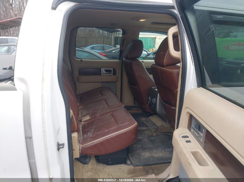 2011 Ford F-150 King Ranch VIN: 1FTFW1EF6BKD42782 Lot: 43895337