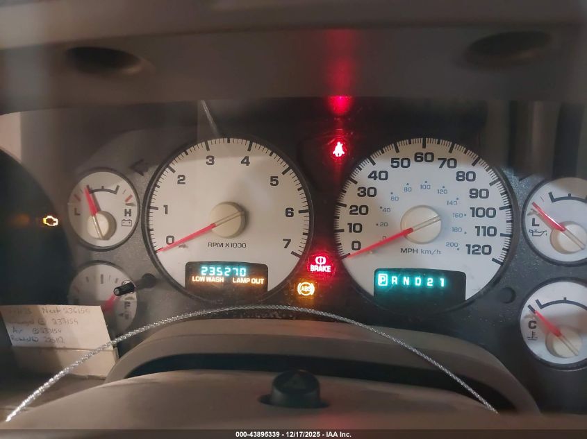 2003 Dodge Ram 1500 Slt/Laramie/St VIN: 1D7HU18D33J639630 Lot: 43895339