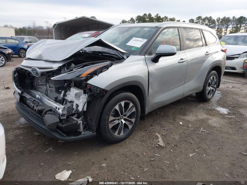 2023 Toyota Highlander Hybrid Xle VIN: 5TDKBRCH7PS119373 Lot: 43895341