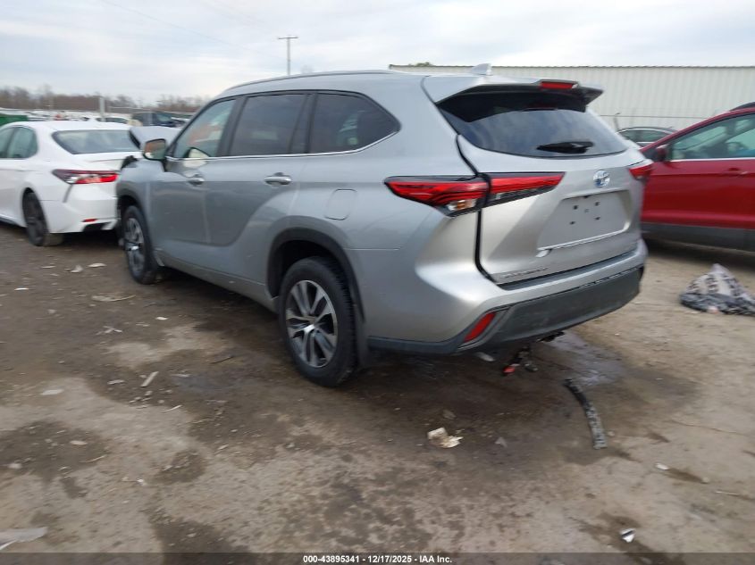 2023 Toyota Highlander Hybrid Xle VIN: 5TDKBRCH7PS119373 Lot: 43895341