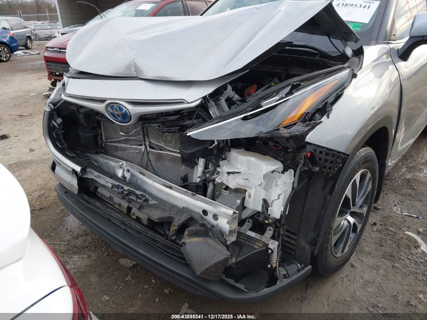 2023 Toyota Highlander Hybrid Xle VIN: 5TDKBRCH7PS119373 Lot: 43895341