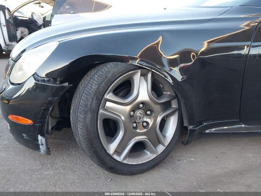 2006 Lexus Sc 430 VIN: JTHFN48Y369001613 Lot: 43895342