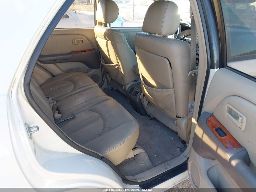 2000 Lexus Rx 300 VIN: JT6GF10U2Y0059317 Lot: 43895345