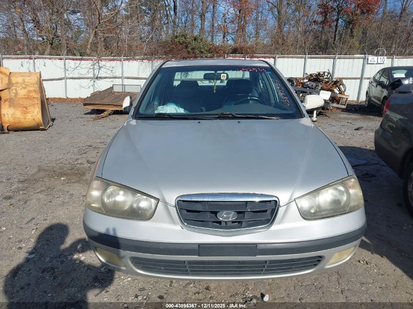 2003 Hyundai Elantra Gls/Gt VIN: KMHDN45D13U652933 Lot: 43895367