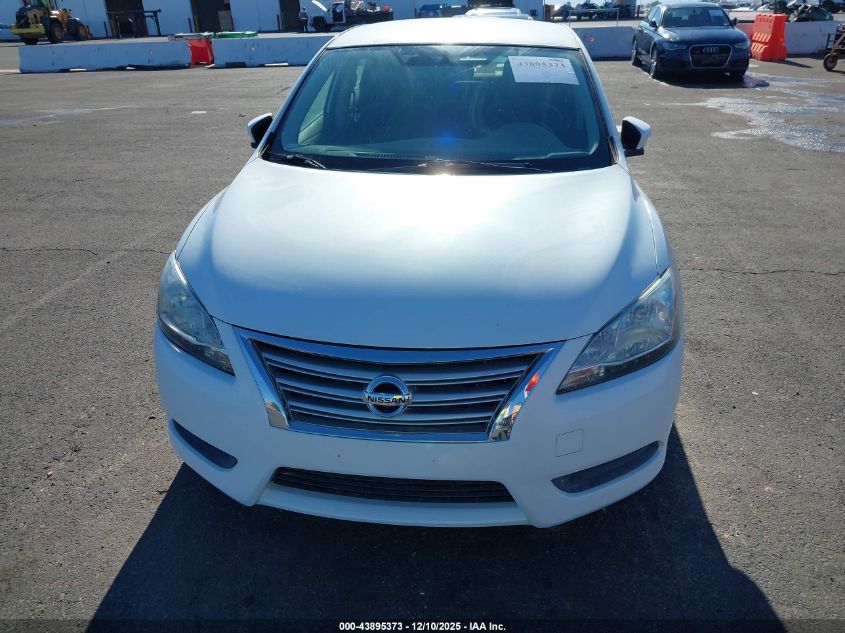 2013 Nissan Sentra S VIN: 3N1AB7AP1DL747430 Lot: 43895373