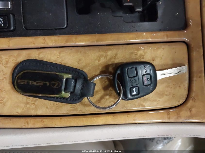 2003 Lexus Sc 430 VIN: JTHFN48Y030039459 Lot: 43895375