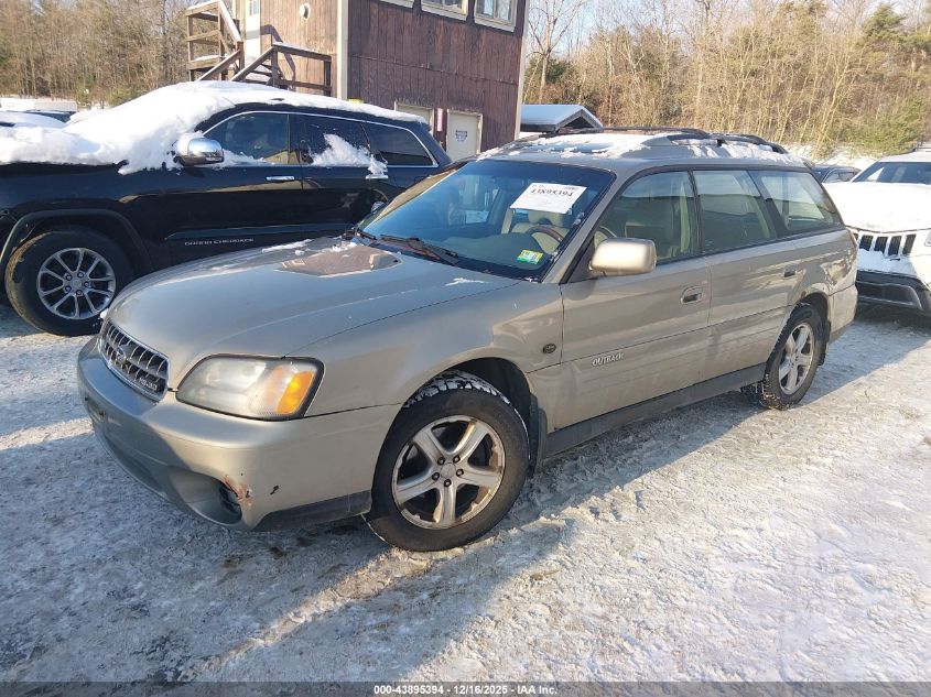 2004 Subaru Outback H6-3.0 L.l. Bean Edition VIN: 4S3BH806547633207 Lot: 43895394