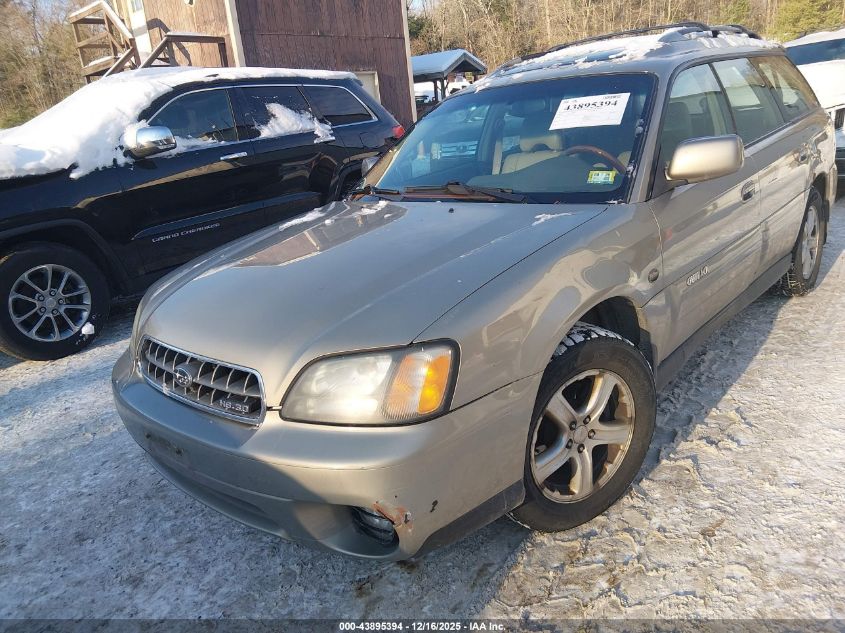 2004 Subaru Outback H6-3.0 L.l. Bean Edition VIN: 4S3BH806547633207 Lot: 43895394
