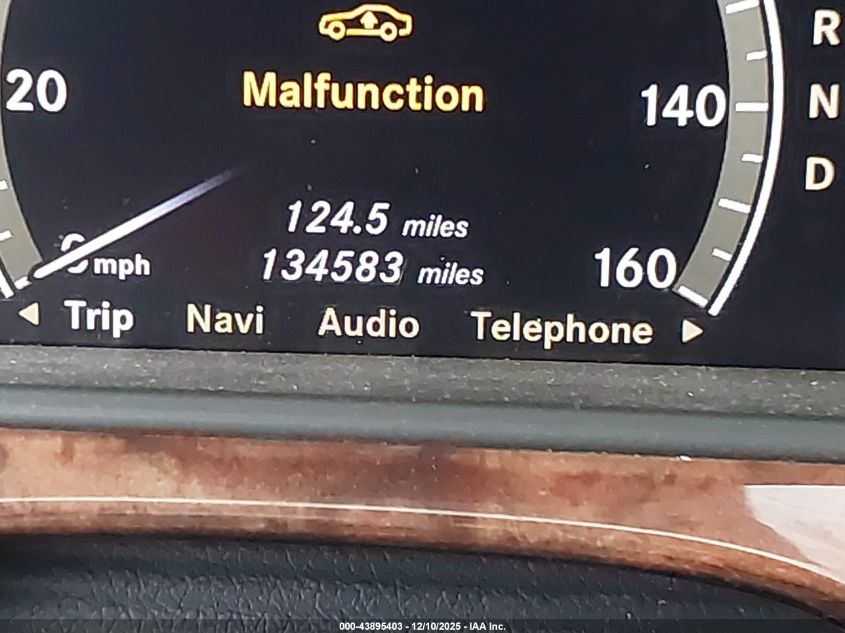 2008 Mercedes-Benz S 550 4Matic VIN: WDDNG86X48A175433 Lot: 43895403