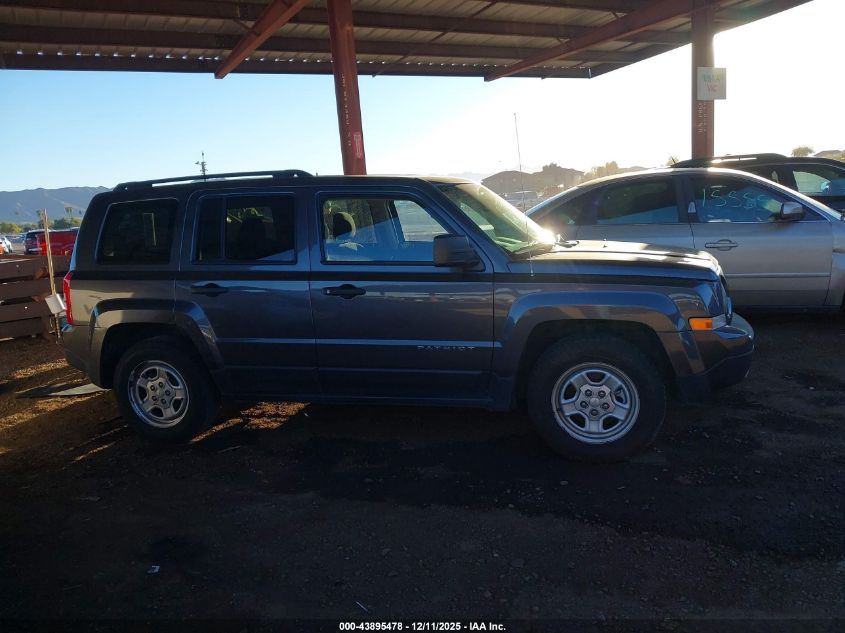 2016 Jeep Patriot Sport VIN: 1C4NJPBA6GD641951 Lot: 43895478