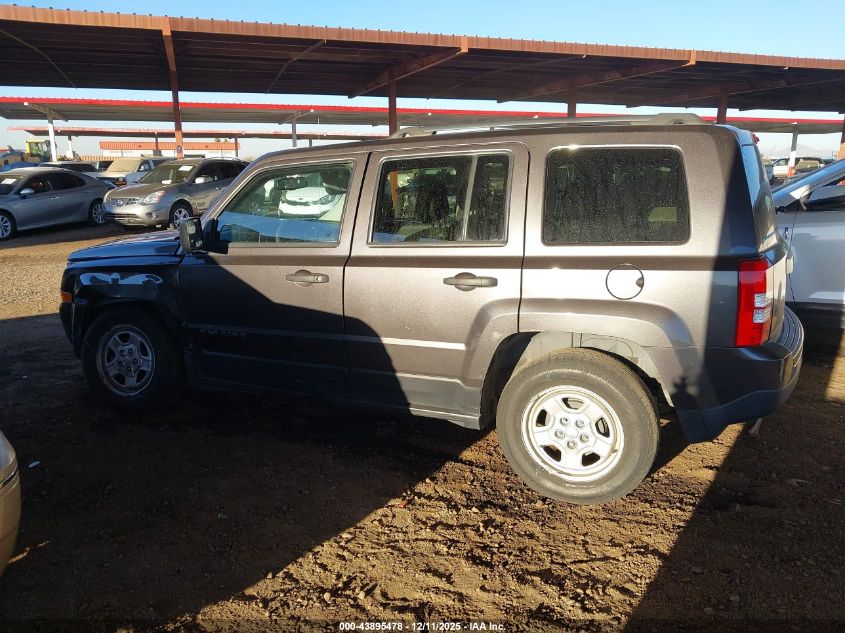 2016 Jeep Patriot Sport VIN: 1C4NJPBA6GD641951 Lot: 43895478