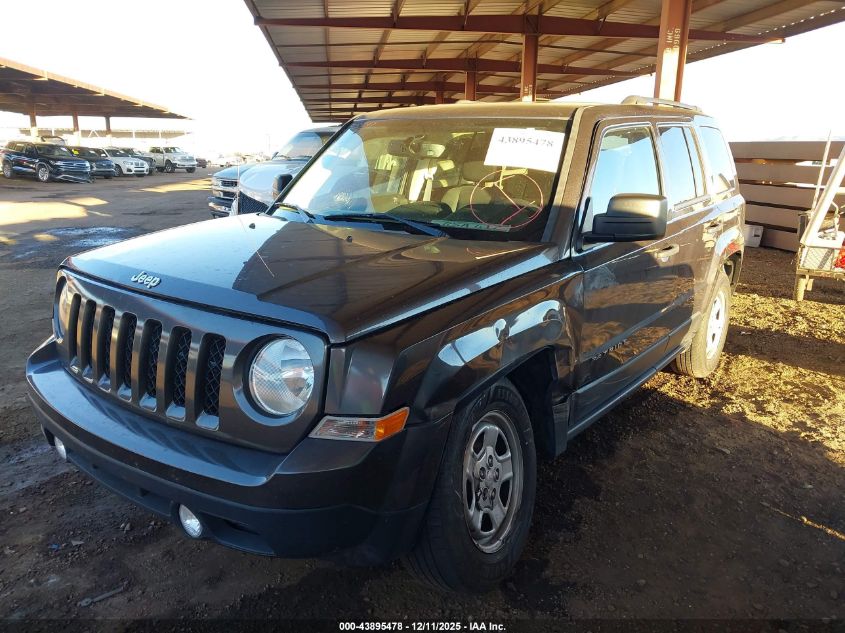 2016 Jeep Patriot Sport VIN: 1C4NJPBA6GD641951 Lot: 43895478