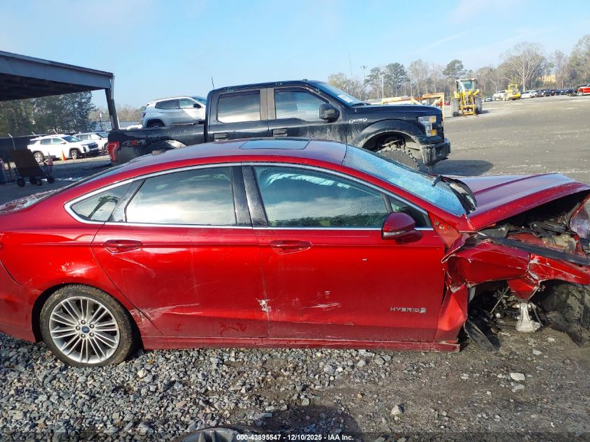 2013 Ford Fusion Hybrid Se VIN: 3FA6P0LU3DR351842 Lot: 43895547