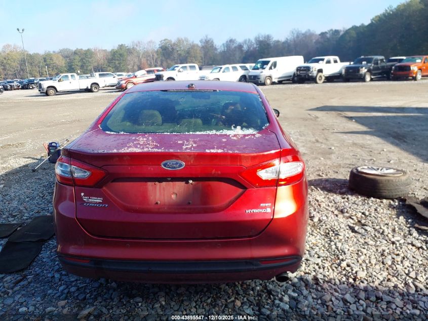 2013 Ford Fusion Hybrid Se VIN: 3FA6P0LU3DR351842 Lot: 43895547
