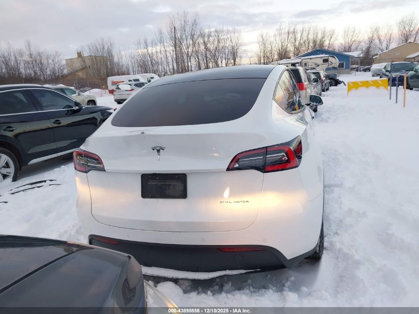 2020 Tesla Model Y Long Range Dual Motor All-Wheel Drive VIN: 5YJYGDEE9LF044109 Lot: 43895556