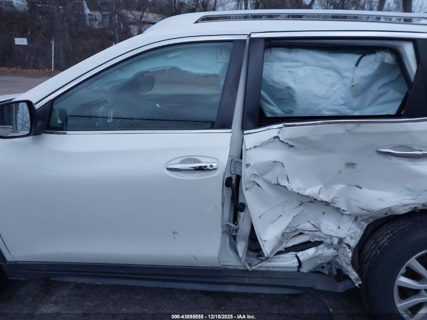 2017 Nissan Rogue Sv VIN: KNMAT2MV8HP592974 Lot: 43895555