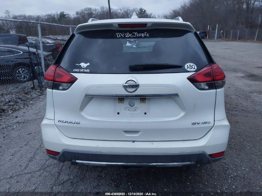 2017 Nissan Rogue Sv VIN: KNMAT2MV8HP592974 Lot: 43895555