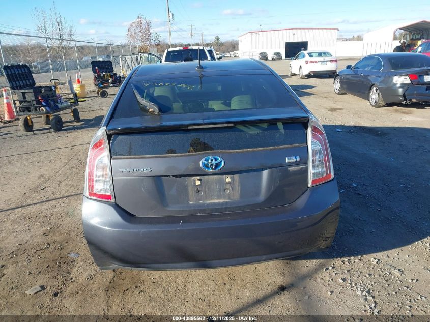 2012 Toyota Prius Three VIN: JTDKN3DU7C5393673 Lot: 43895562