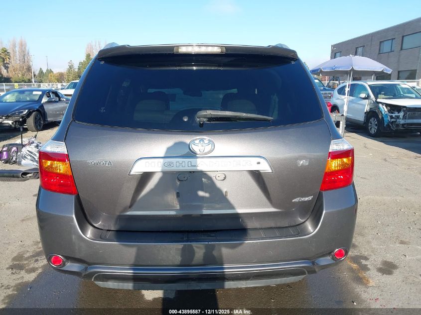 2008 Toyota Highlander Limited VIN: JTEES42A382083058 Lot: 43895587