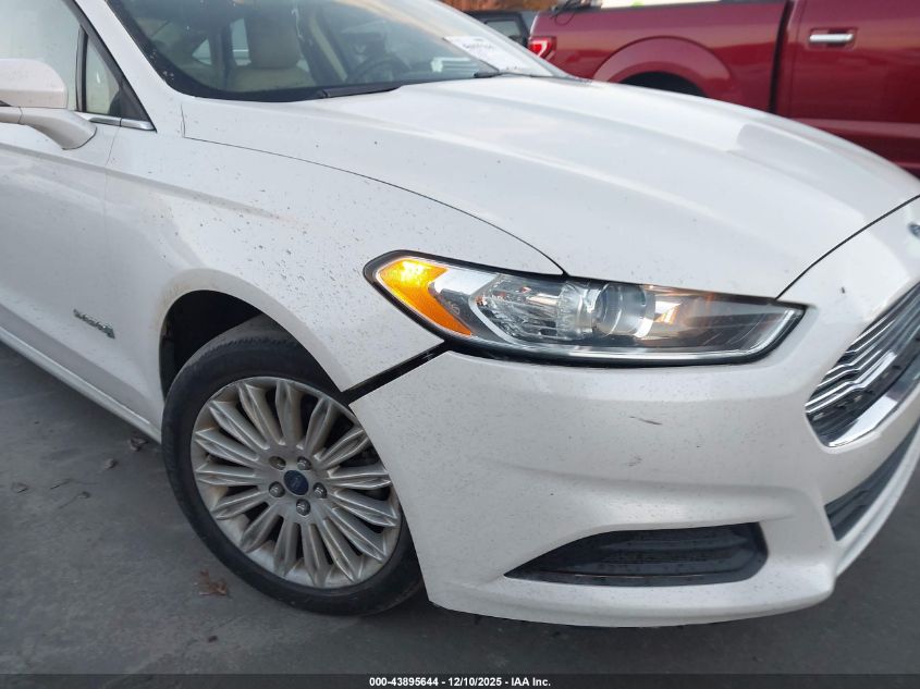 2013 Ford Fusion Hybrid Se VIN: 3FA6P0LU1DR271116 Lot: 43895644