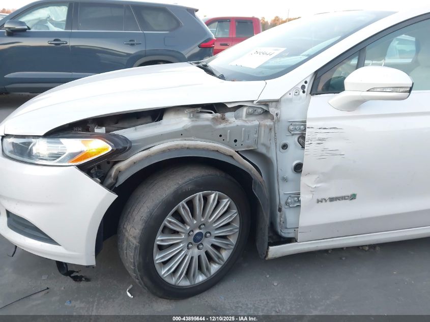 2013 Ford Fusion Hybrid Se VIN: 3FA6P0LU1DR271116 Lot: 43895644