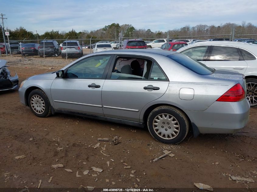 2007 Honda Accord 2.4 Vp VIN: 1HGCM56167A078559 Lot: 43895725