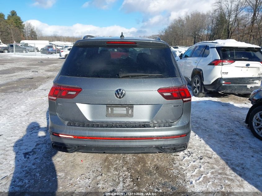 2024 Volkswagen Tiguan 2.0T Se R-Line Black VIN: 3VV8B7AX4RM032642 Lot: 43895761