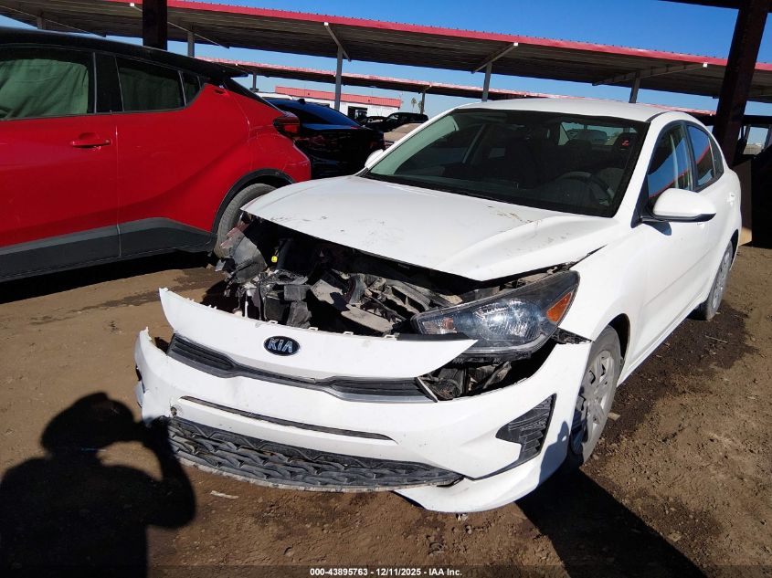 2021 Kia Rio Lx VIN: 3KPA24AD1ME382141 Lot: 43895763