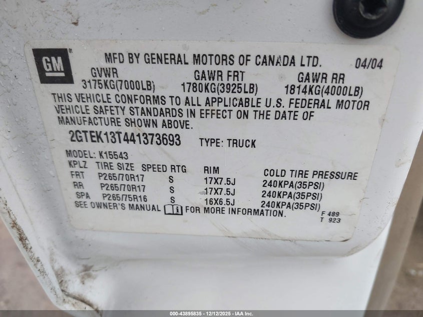 2004 GMC Sierra 1500 Sle #9