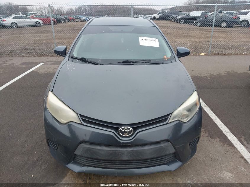 2015 Toyota Corolla Le VIN: 5YFBURHE6FP270964 Lot: 43895866